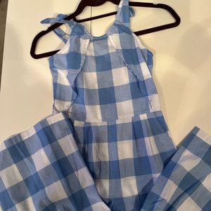Habitual Girl NWT Blue and‎ White Girls Romper Size 10